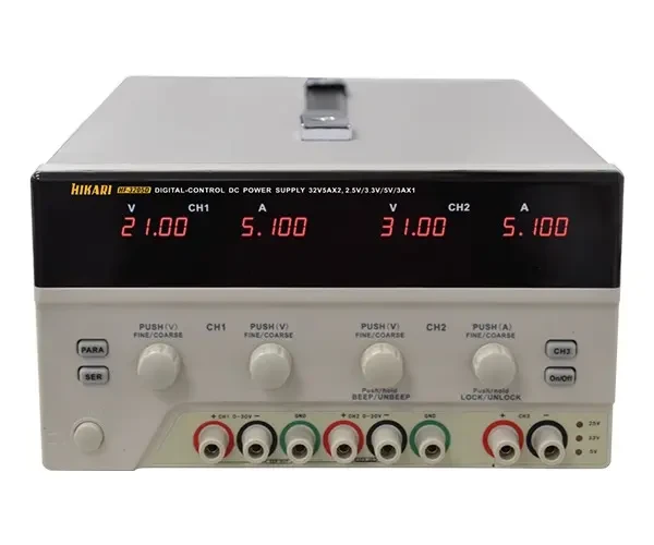 Fonte Alimentação De Bancada Dupla Hikari Hf-3205d Digital