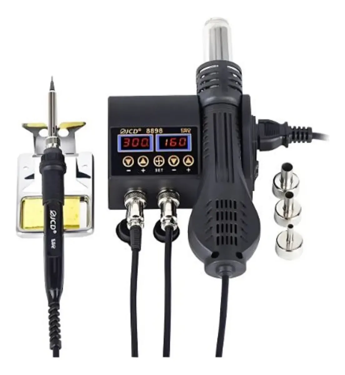 JCD 8898, foto de identificação do modelo proveniente do anúncio de 127 V; não comprova uma unidade de 220 V