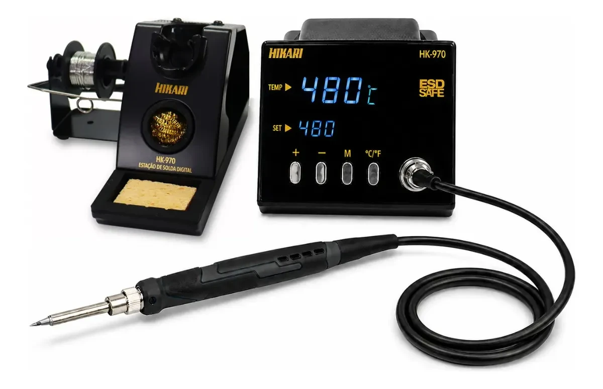 Estação De Solda Digital Hikari Hk-970 Profissional